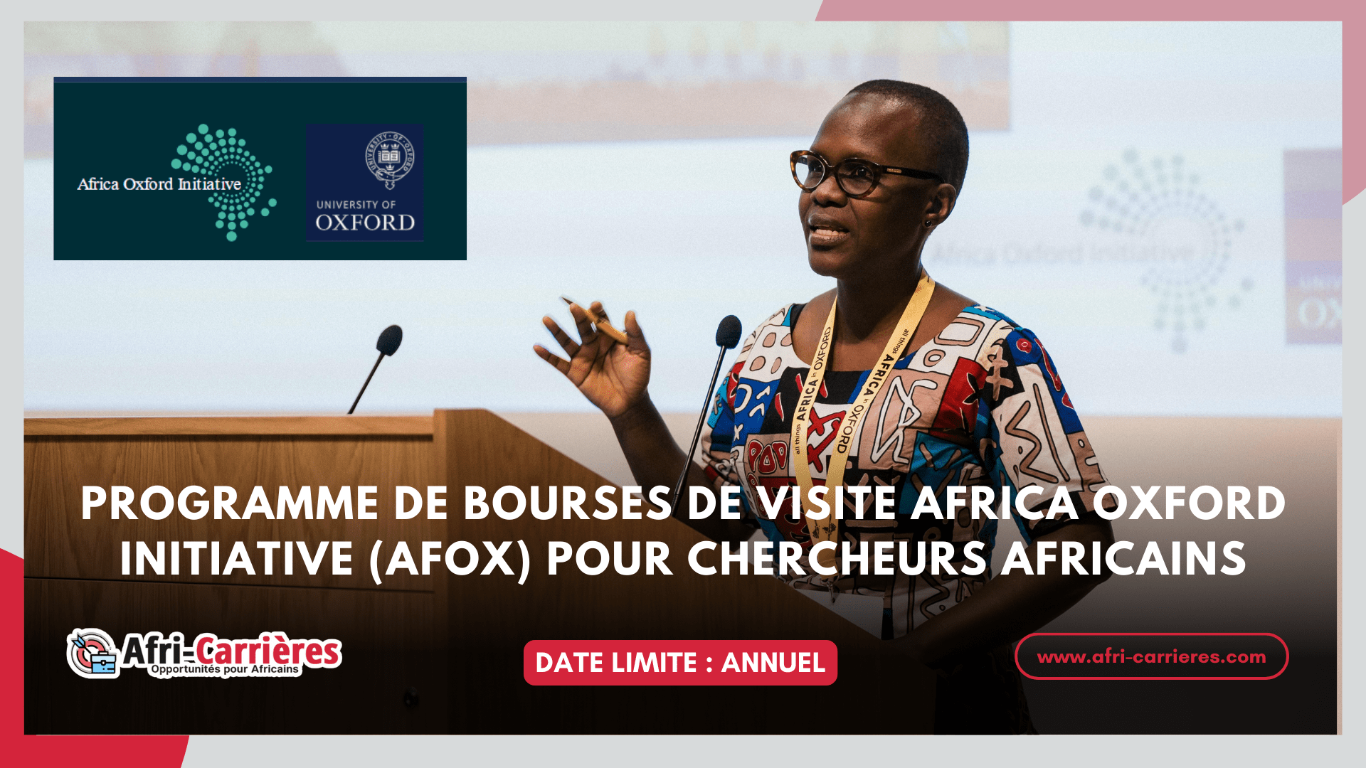 Programme de bourses de visite Africa Oxford Initiative