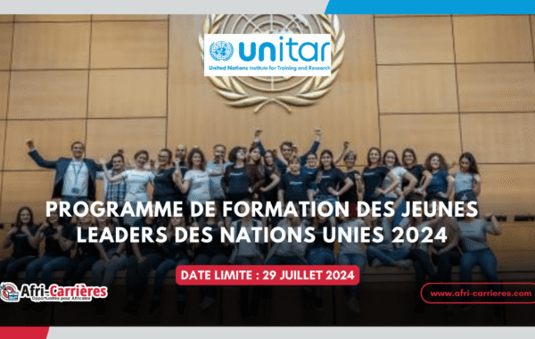 Programme de formation des jeunes leaders des Nations Unies 2024 1