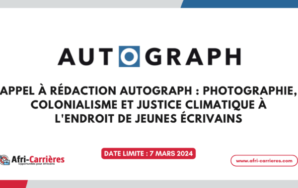 appel a redaction autograph
