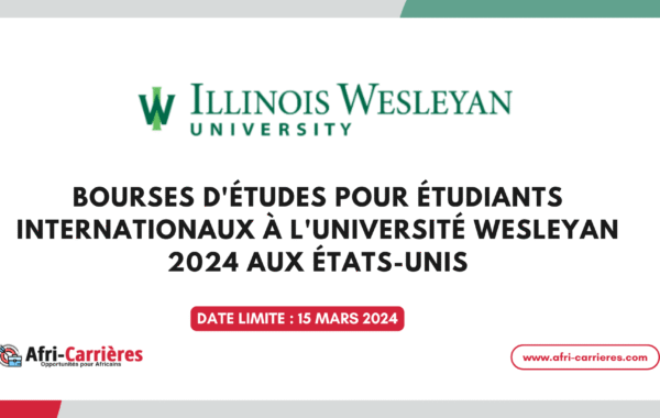 bourses Wesleyan University 1