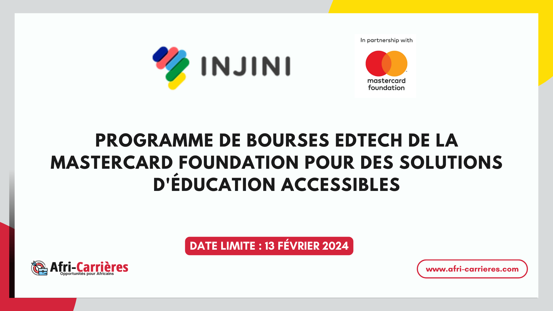 programme de bourses EdTech