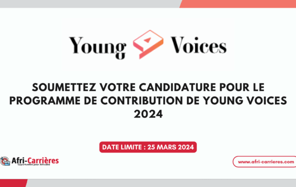 programme de contribution de Young Voices 1