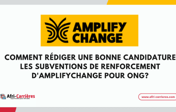 subvention de renforcement AmplifyChange