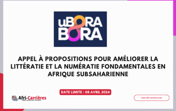 Appel a propositions uBoraBora 1