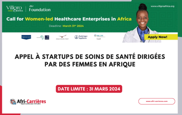 Appel a startups de soins de sante dirigees par des femmes en Afrique