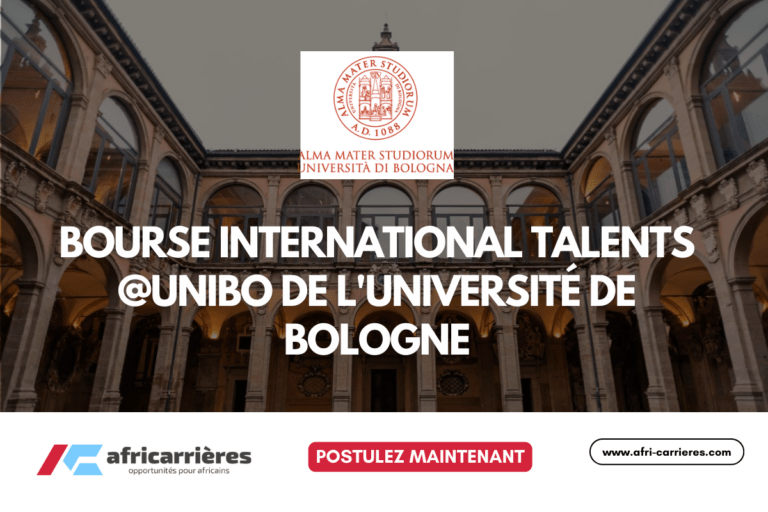 Bourses de l'Université de Bologne - bourse International Talents @UNIBO 2024