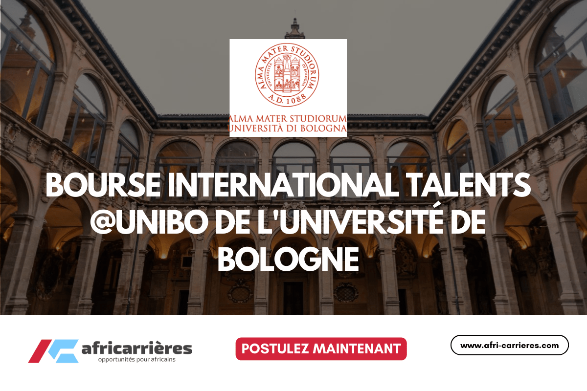 Bourses de l'Université de Bologne - bourse International Talents @UNIBO 2024