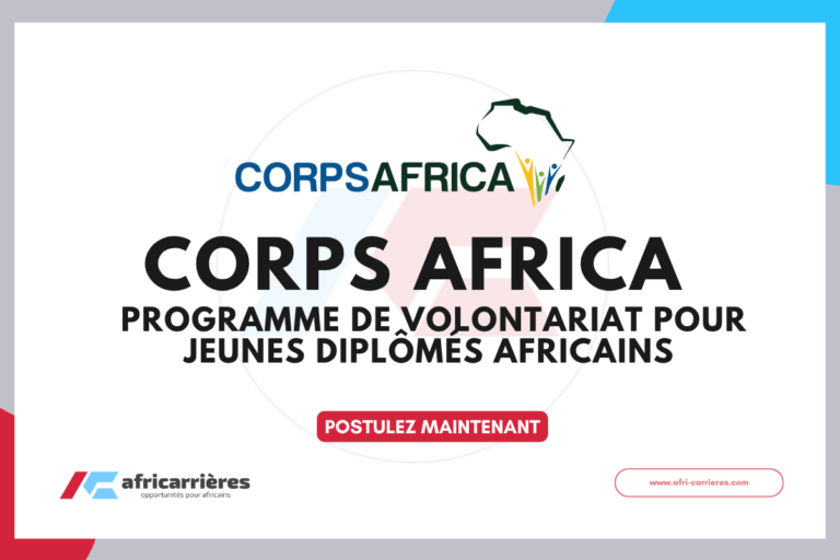 Corps Africa Programme de Volontariat pour jeunes diplômés africains