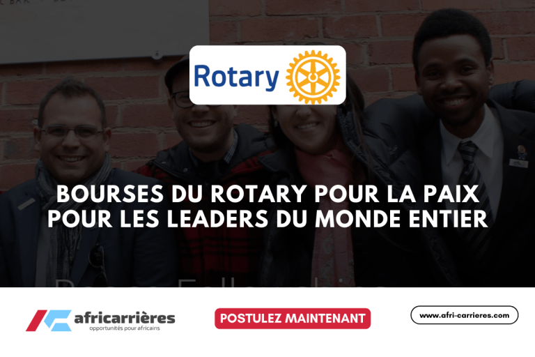 Bourses du Rotary pour la Paix pour les leaders du monde 2026-27