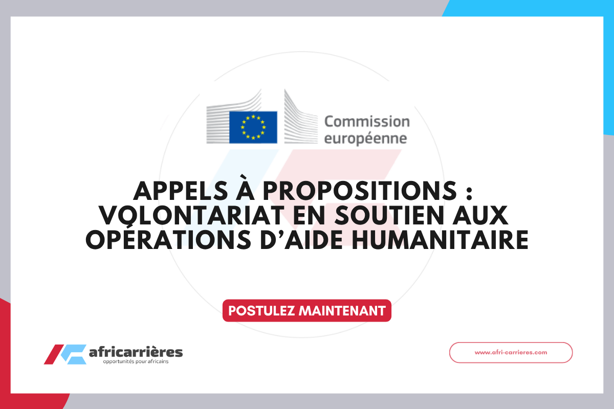 Programme RFAs Volunteering in Support of Humanitarian Aid Operations 2026
