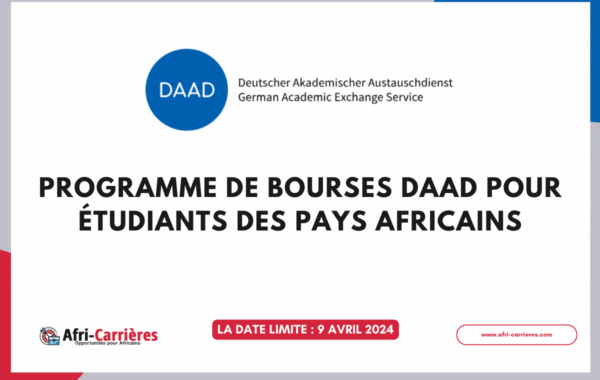 Programme de bourses DAAD pour etudiants des pays africains 1