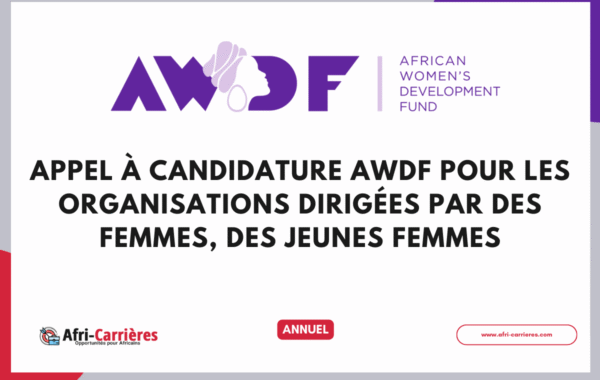 appel a candidature AWDF pour femmes 1