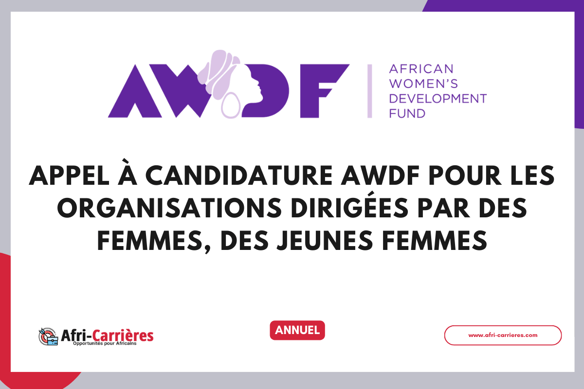 appel à candidature AWDF pour femmes