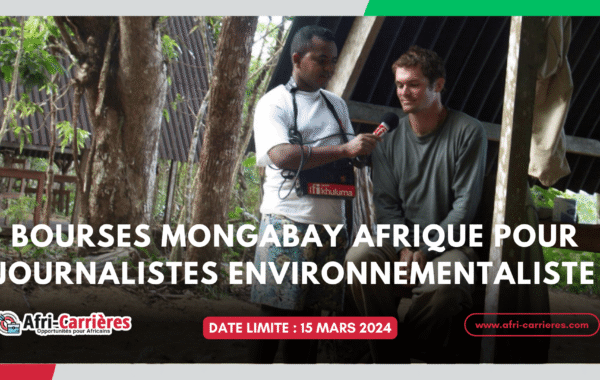 bourses mongabay afrique pour journalistes 1