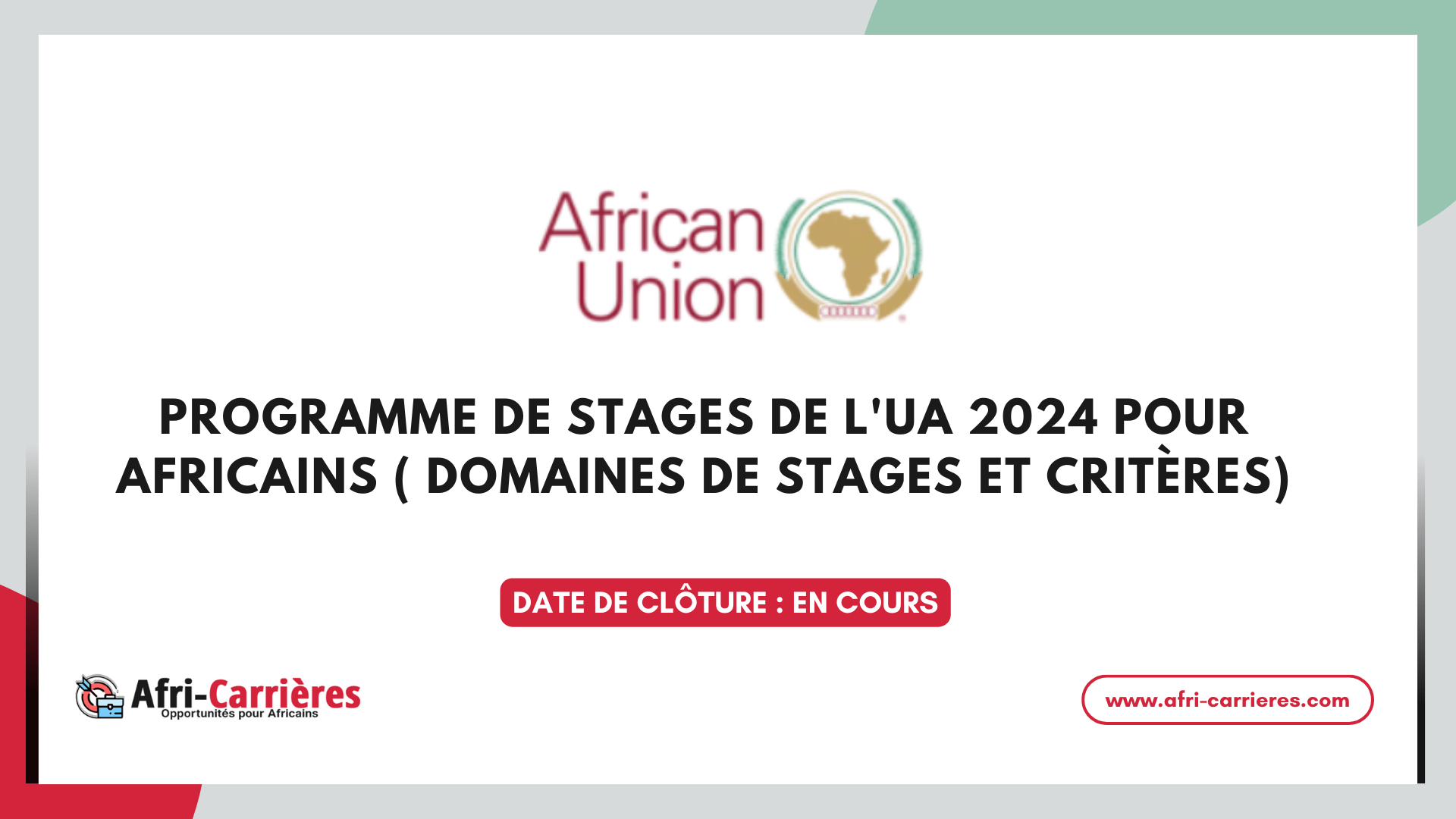 Programme de stages de l'UA