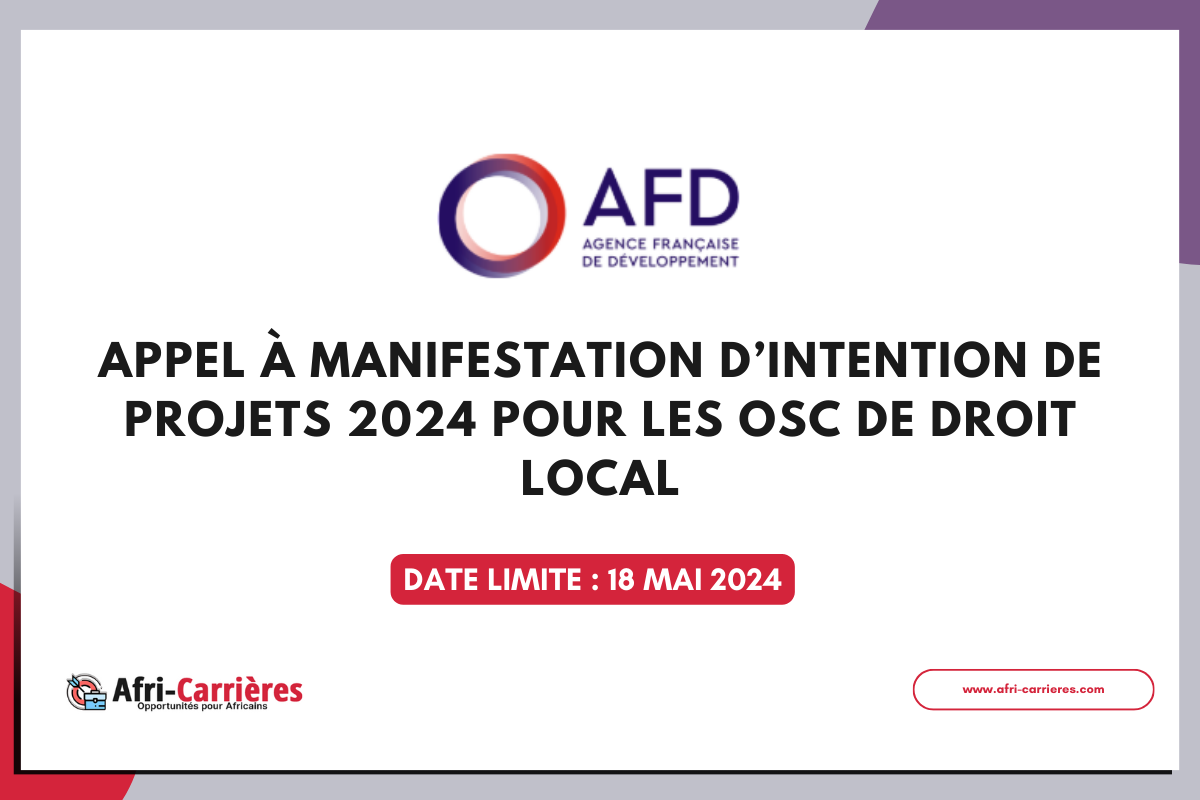 appel à manifestation d'intention de projet