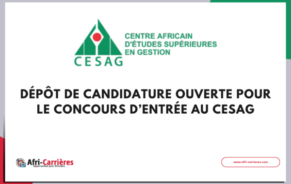 Concours dentree au CESAG