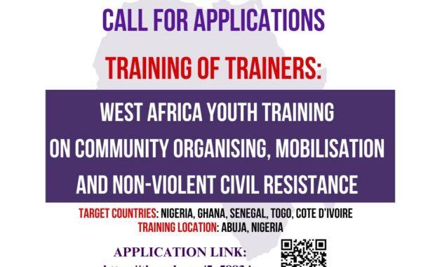 Fondation Building Blocks for Peace Appel a formation de formateurs sur lorganisation communautaire la mobilisation et la resistance civile non violente en Afrique de lOuest
