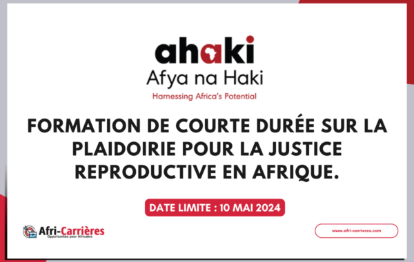 Formation de Courte Duree sur la Plaidoirie pour la Justice Reproductive en Afrique