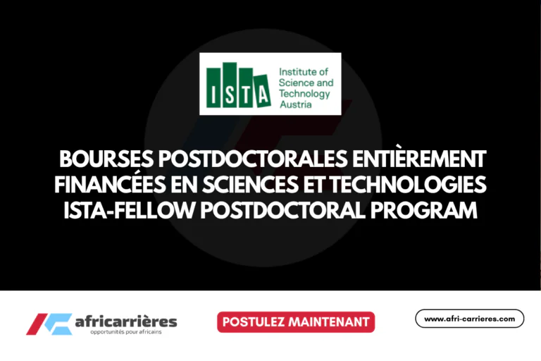 ISTA-Fellow Postdoctoral Program 2026 Bourses postdoctorales entièrement financées en sciences et technologies