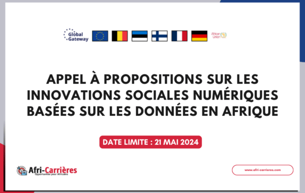 Programme dinnovations sociales numeriques basees sur les donnees en Afrique