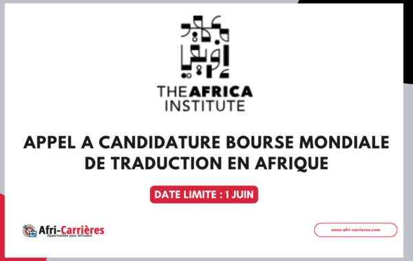 bourse mondiale de traduction en Afrique