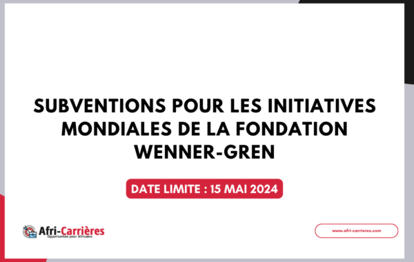 subventions Fondation Wenner Gren