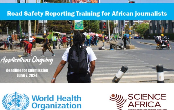Appel a candidatures Formation OMS Science Africa 2024 pour les journalistes africains