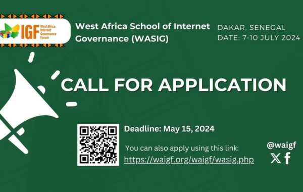 Appel a candidatures pour lEcole ouest africaine sur la gouvernance de lInternet WASIG 2024
