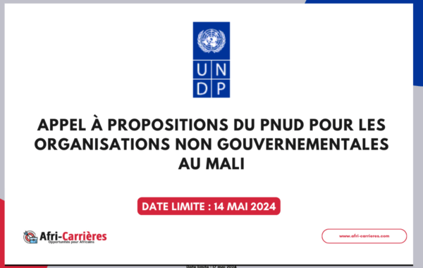 Appel a propositions du PNUD