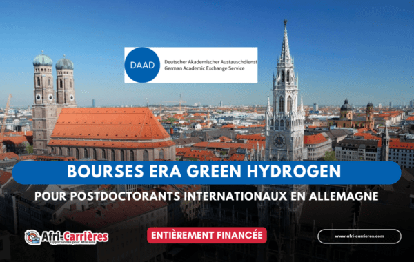 Bourses ERA Green Hydrogen pour postdoctorants internationaux en Allemagne