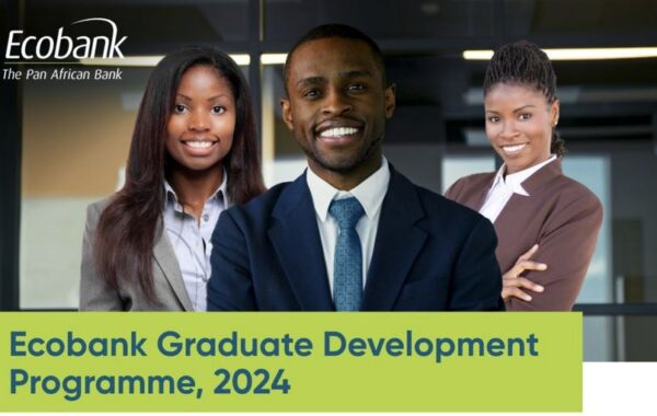 Ecobank Graduate Trainee Program 2024 pour les jeunes diplomes