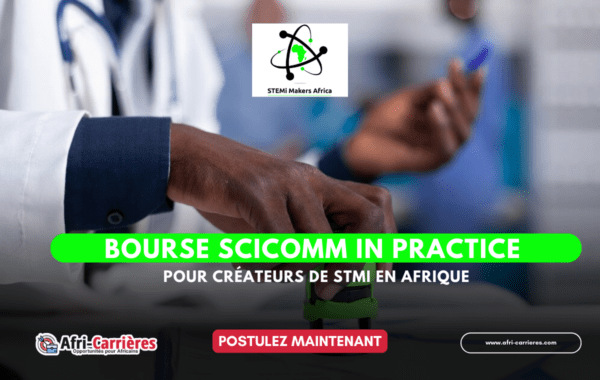 Bourse SciComm In Practice 2024 pour createurs de STMi en Afrique