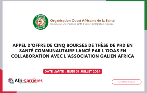 Bourses de these PhD de la CEDEAO