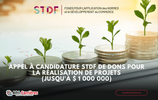 Fonds STDF pour la realisations de projets 1 000 000