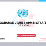 Programme Jeunes administrateurs de l’ONU 2026