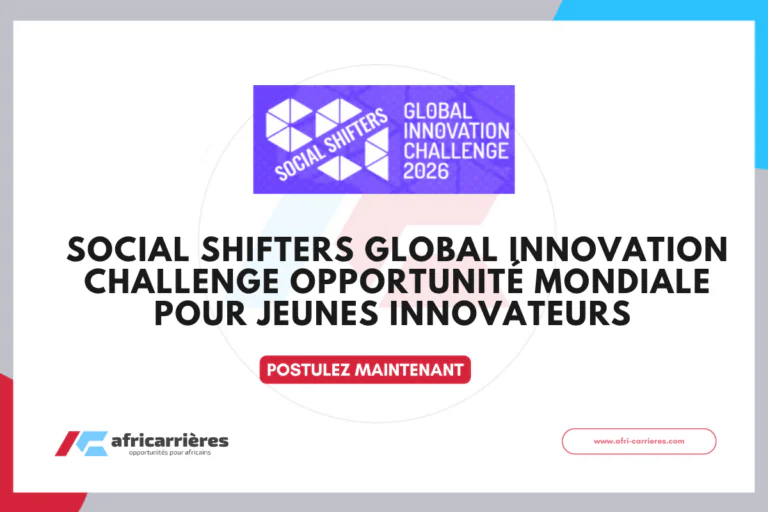 Social Shifters Global Innovation Challenge 2026 - Opportunité mondiale pour jeunes innovateurs