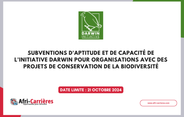 Subventions dAptitude et de capacite de lInitiative Darwin