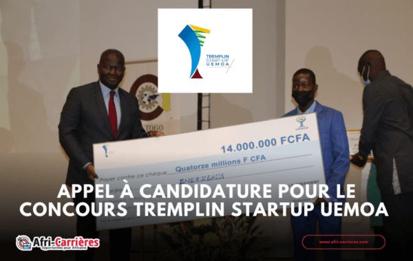 Appel a candidature pour le Concours TREMPLIN STARTUP UEMOA