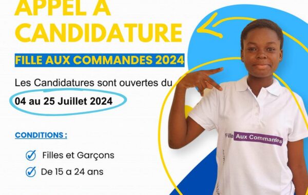 Appel a candidatures Filles aux Commandes edition 2024 de Plan International Togo