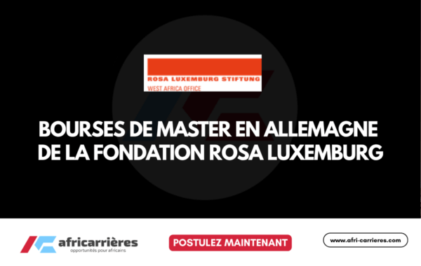 Bourses Rosa Luxemburg Stiftung -en Allemagne 2026 pour les africains
