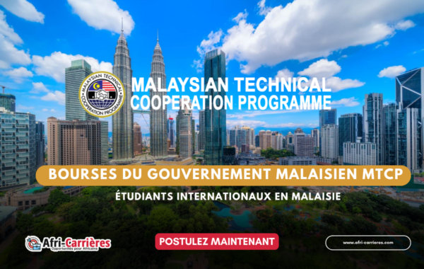 Bourses du gouvernement Malaisien MTCP etudiants internationaux en MALAISIE