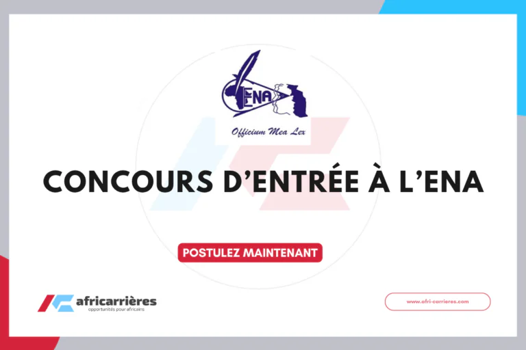 Concours ENA Togo 2026 pour candidats togolais