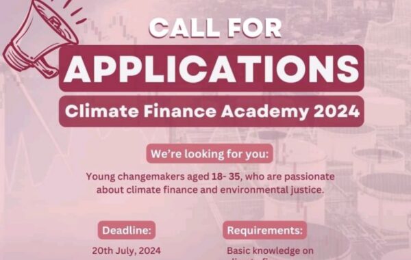 Les candidatures pour la YOUNGO Climate Finance Academy 2024 sont maintenant ouverte Entierement finance