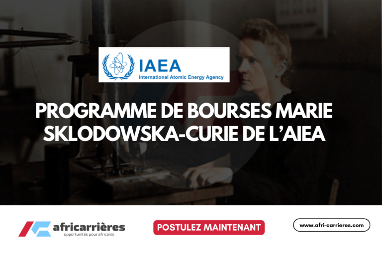 Programme de Bourses Marie Sklodowska-Curie de l’AIEA