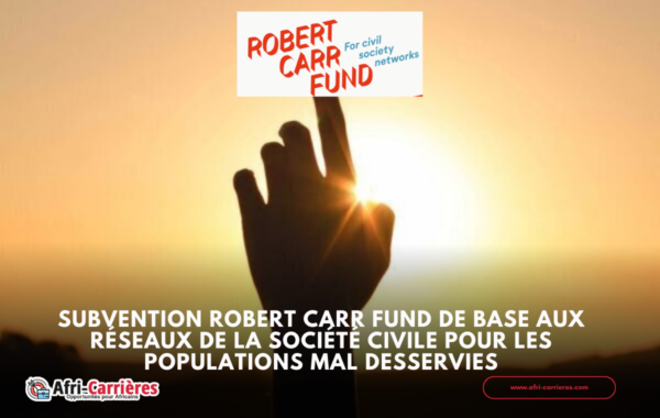 Subvention Robert Carr Fund