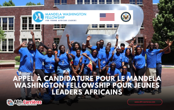 Appel a candidature ouverte pour le Mandela Washington Fellowship 2024 pour jeunes leaders africains 1
