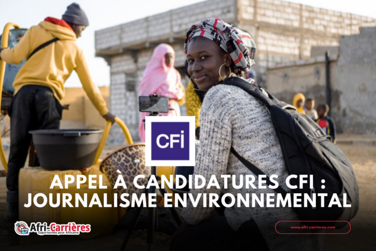 Appel à candidatures CFI : journalisme environnemental