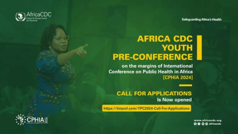 Appel à candidatures Pré-conférence des jeunes du CDC Afrique 2024 (YPC2024)