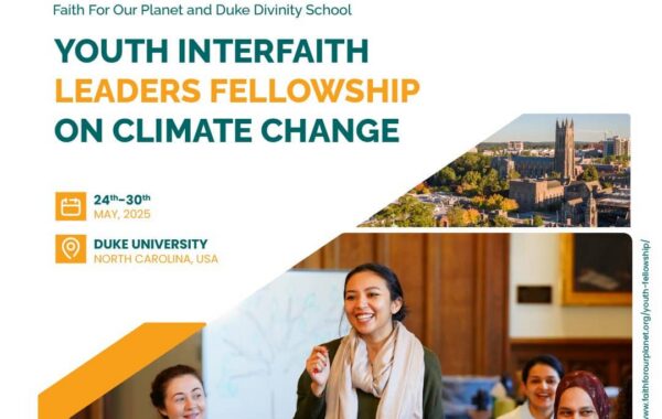 Bourse interconfessionnelle pour jeunes leaders sur le changement climatique